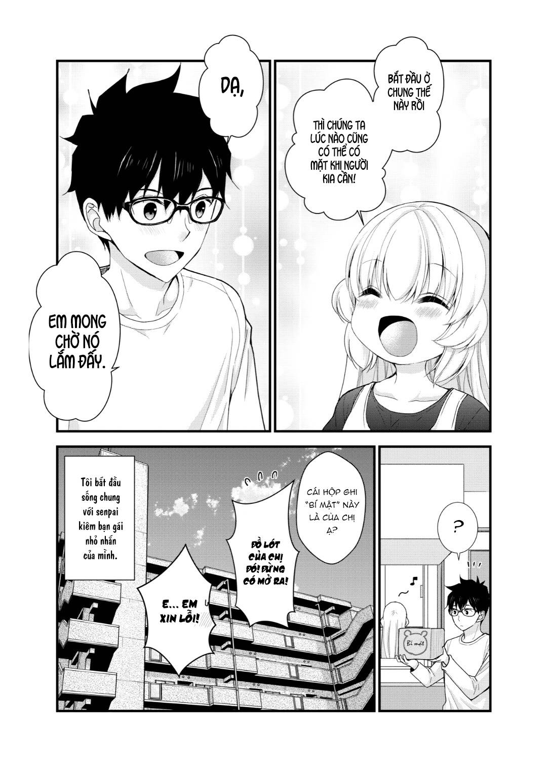 Sống Chung Với Senpai Kiêm Bạn Gái Nhỏ Nhắn Của Tôi [End] Chương 1 Ảnh 15