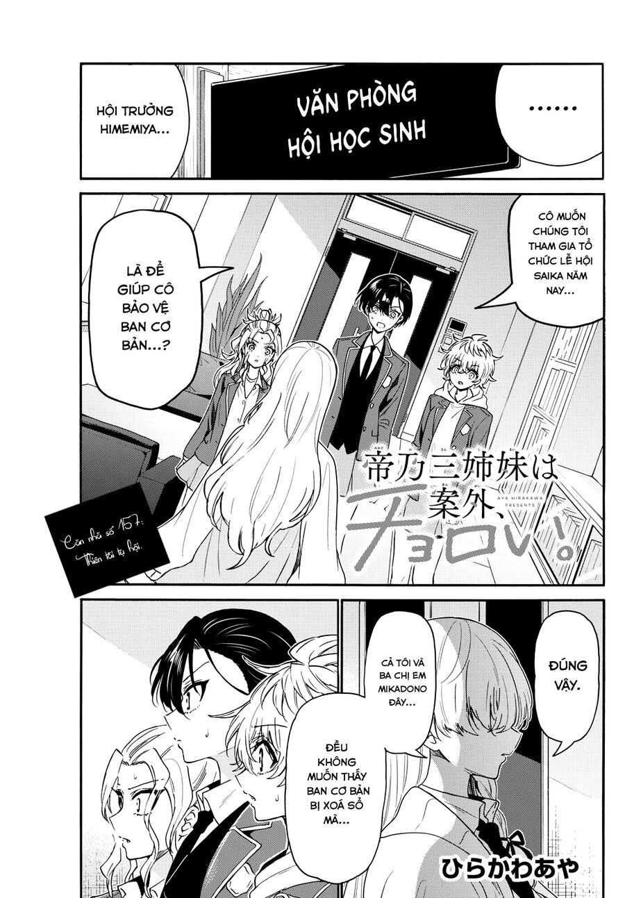 Ba Chị Em Nhà Mikadono Dễ Đối Phó Thật Đấy Chương 157 Ảnh 3