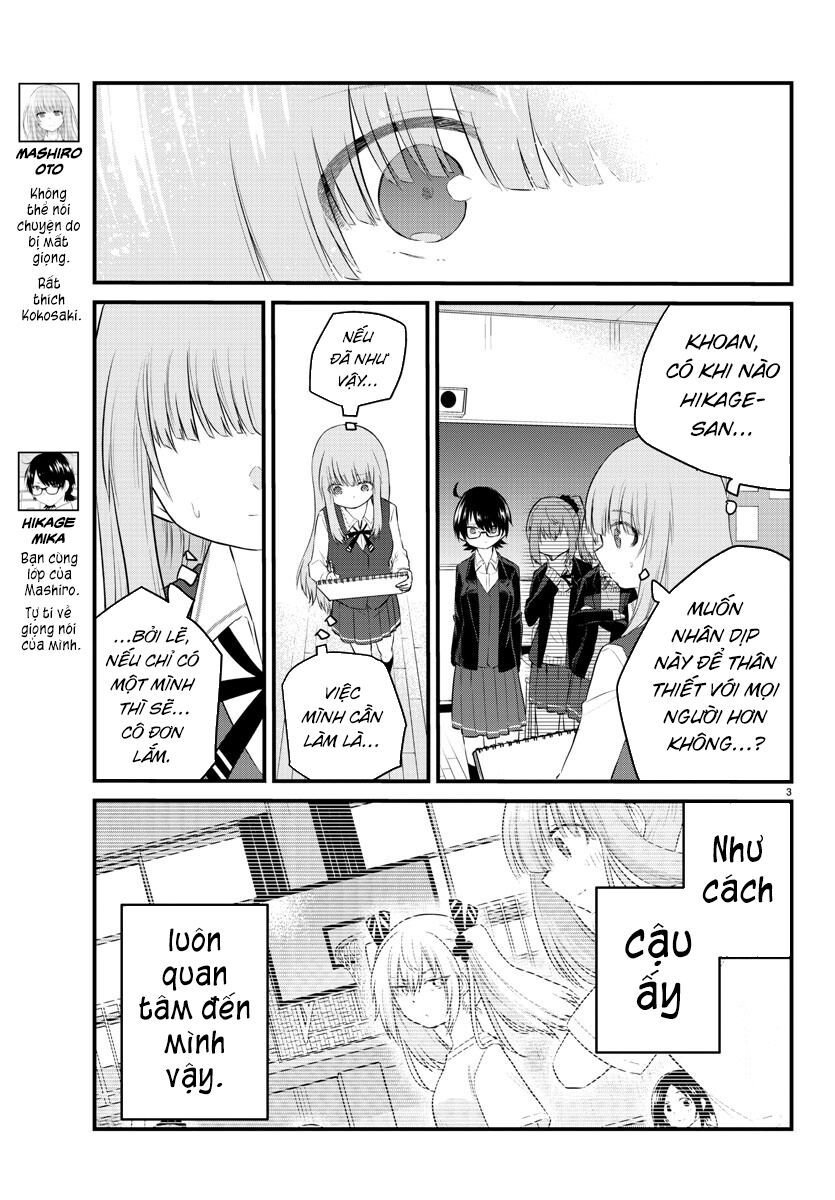 Koe Ga Dasenai Shoujo Wa "Kanojo Ga Yasashisugiru" To Omotte Iru Chương 47 Ảnh 4