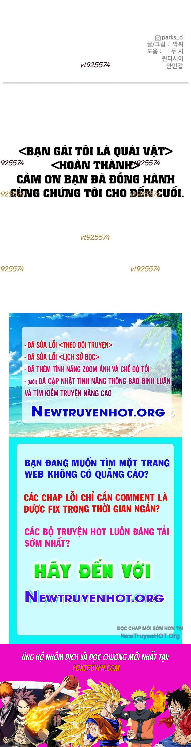 Bạn Gái Tôi Là Quái Vật Chương 47 Ảnh 103