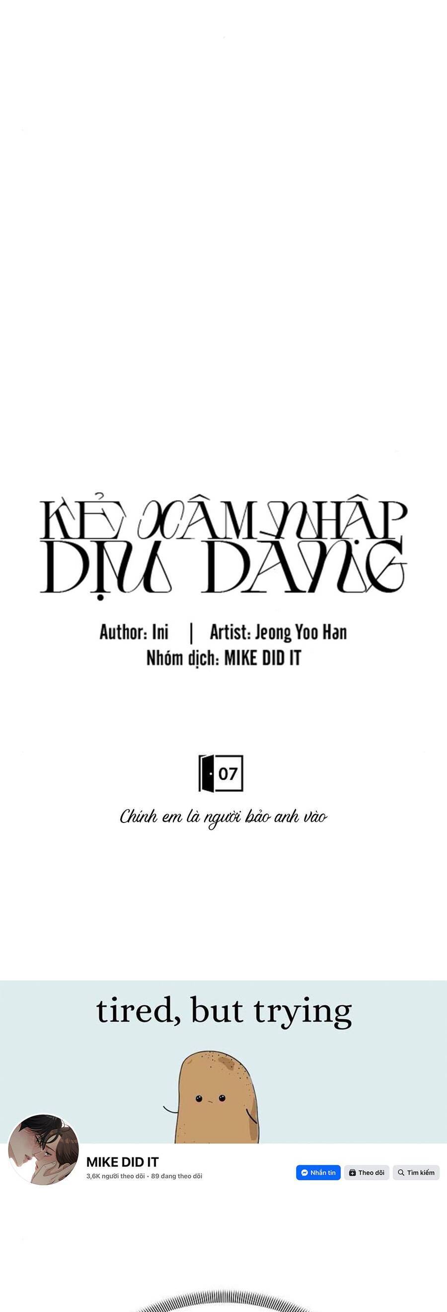 Kẻ Xâm Nhập Dịu Dàng Chương 7 Ảnh 7
