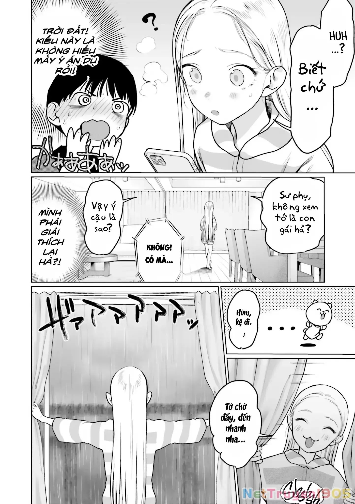 Bé Sơ Trung Sasha Và Thằng Bạn Otaku Cùng Lớp Chương 29 Ảnh 11