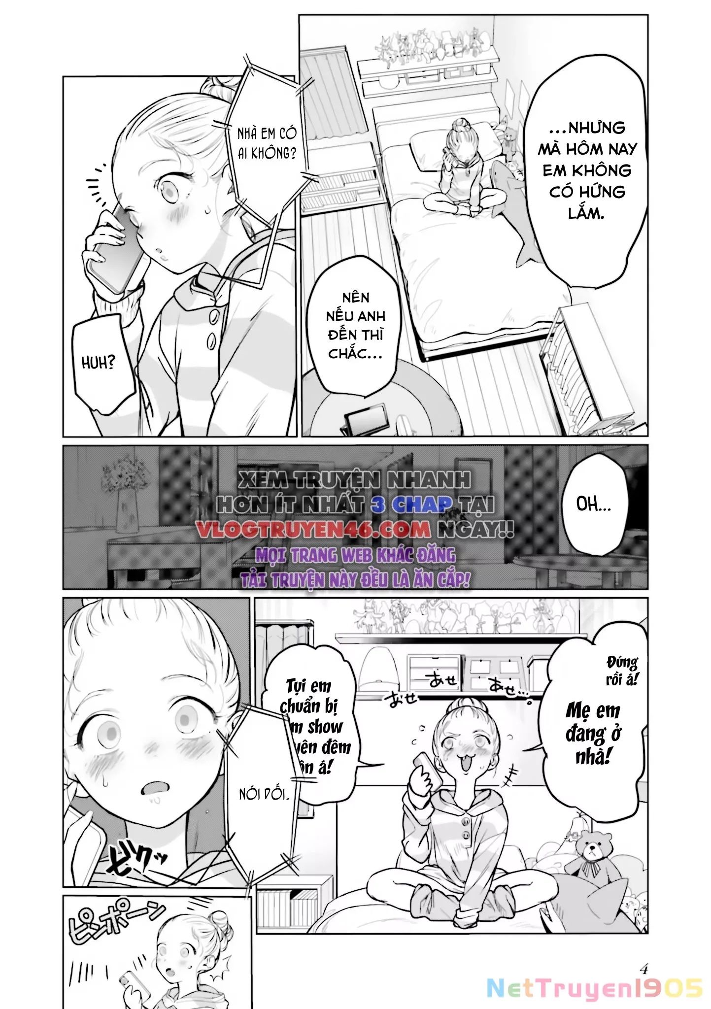 Bé Sơ Trung Sasha Và Thằng Bạn Otaku Cùng Lớp Chương 31 Ảnh 4