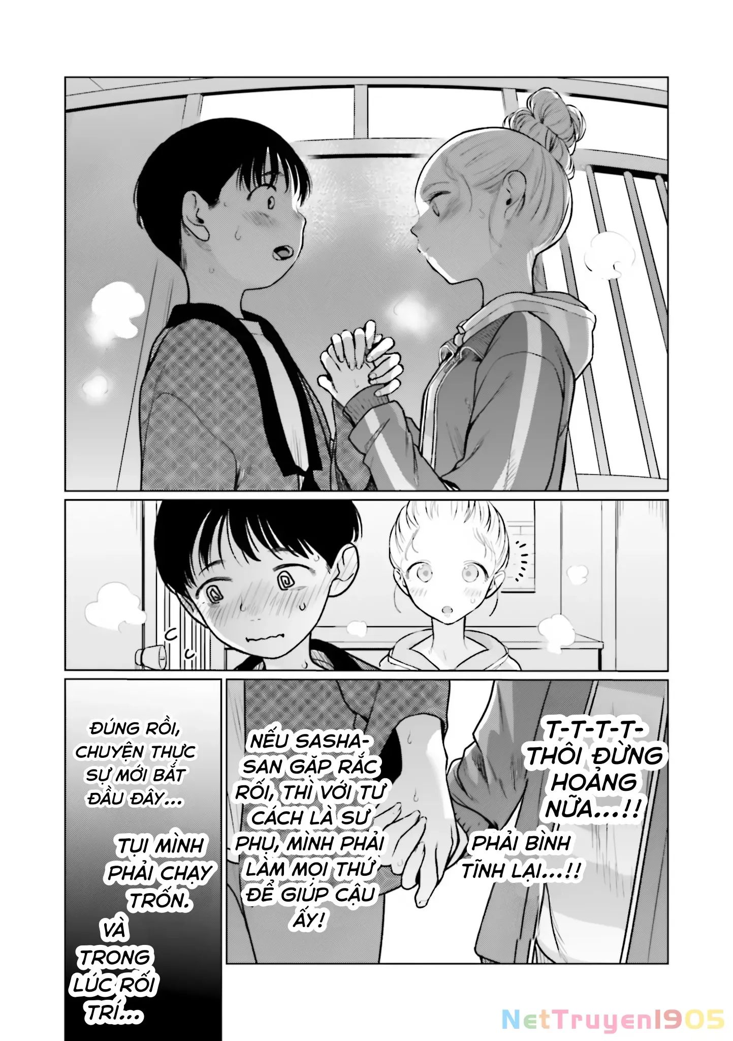 Bé Sơ Trung Sasha Và Thằng Bạn Otaku Cùng Lớp Chương 31 Ảnh 25