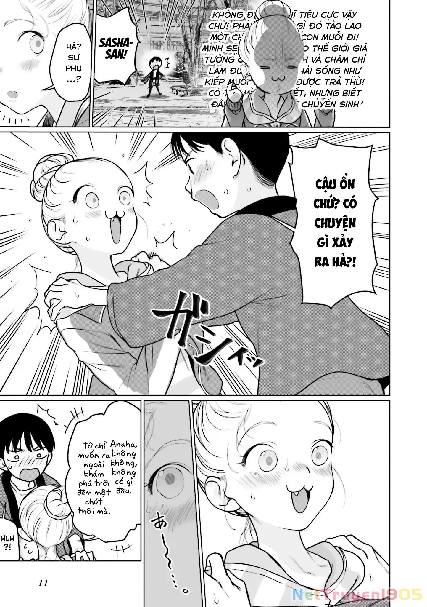 Bé Sơ Trung Sasha Và Thằng Bạn Otaku Cùng Lớp Chương 31 Ảnh 11