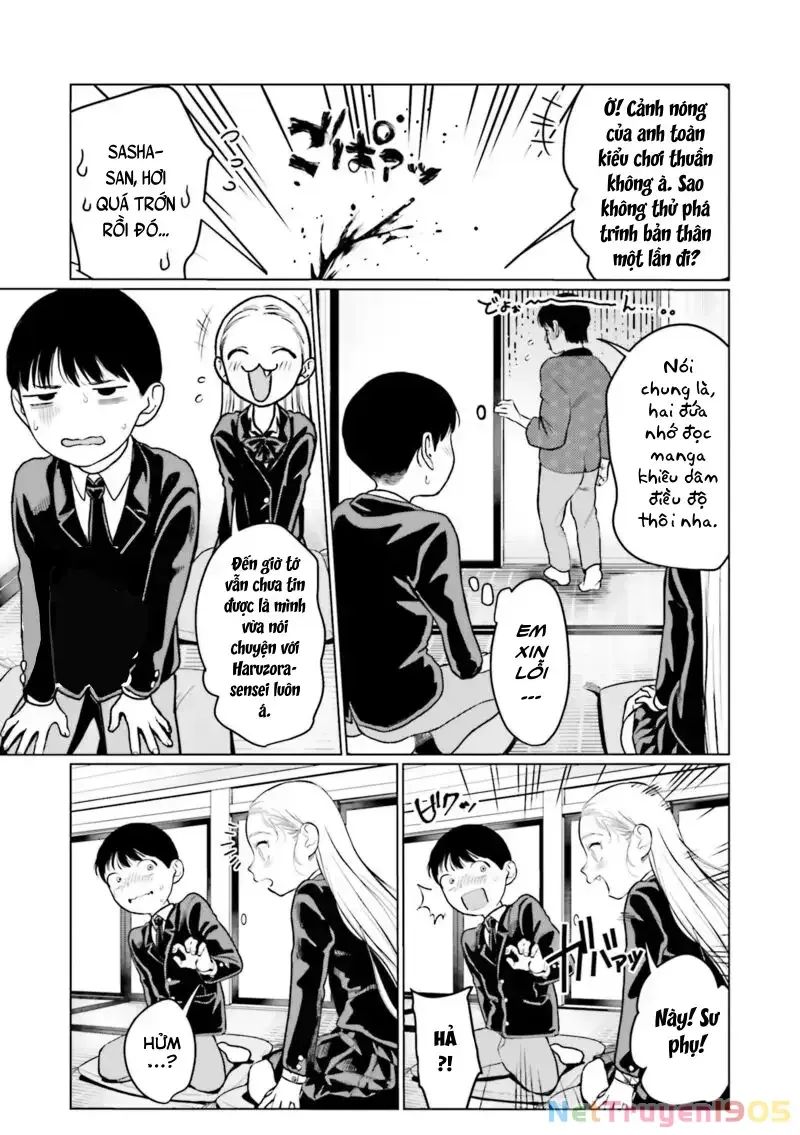 Bé Sơ Trung Sasha Và Thằng Bạn Otaku Cùng Lớp Chương 22.8 Ảnh 5