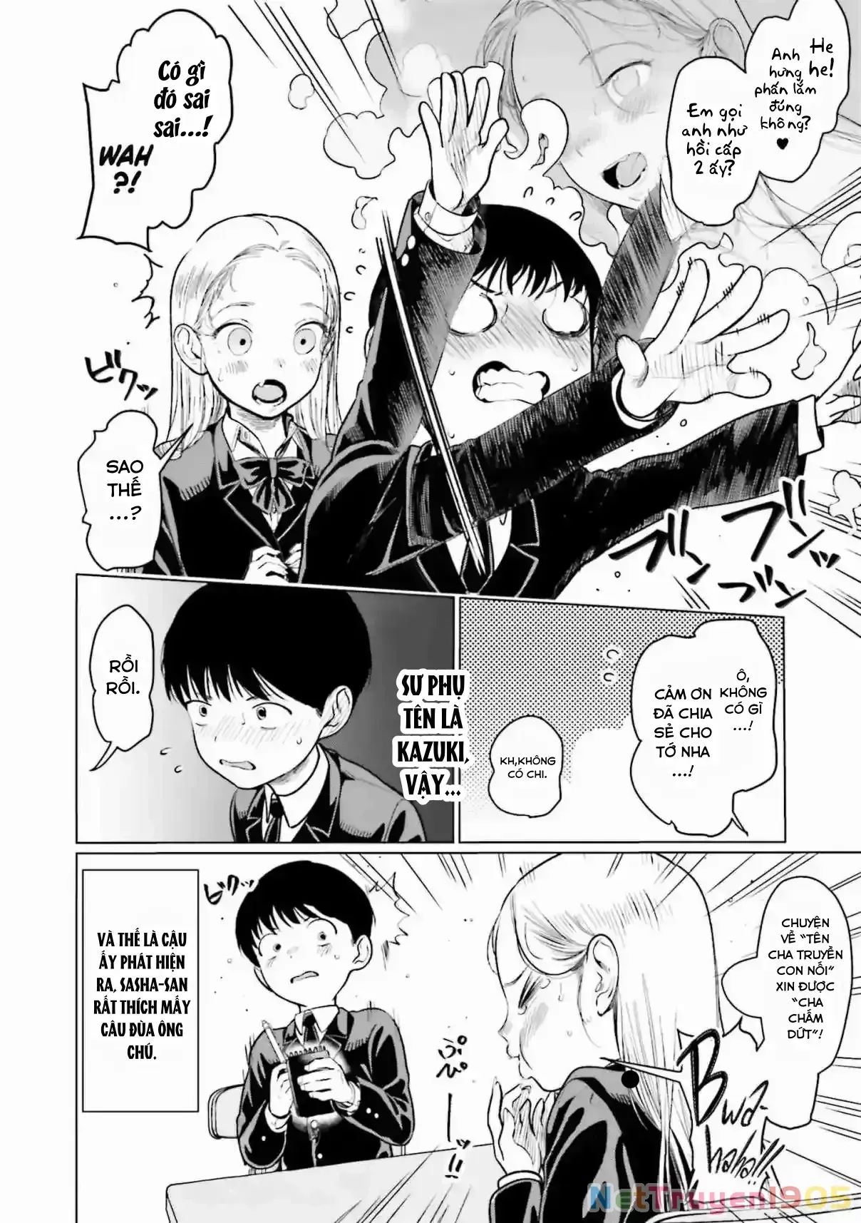 Bé Sơ Trung Sasha Và Thằng Bạn Otaku Cùng Lớp Chương 24 Ảnh 6
