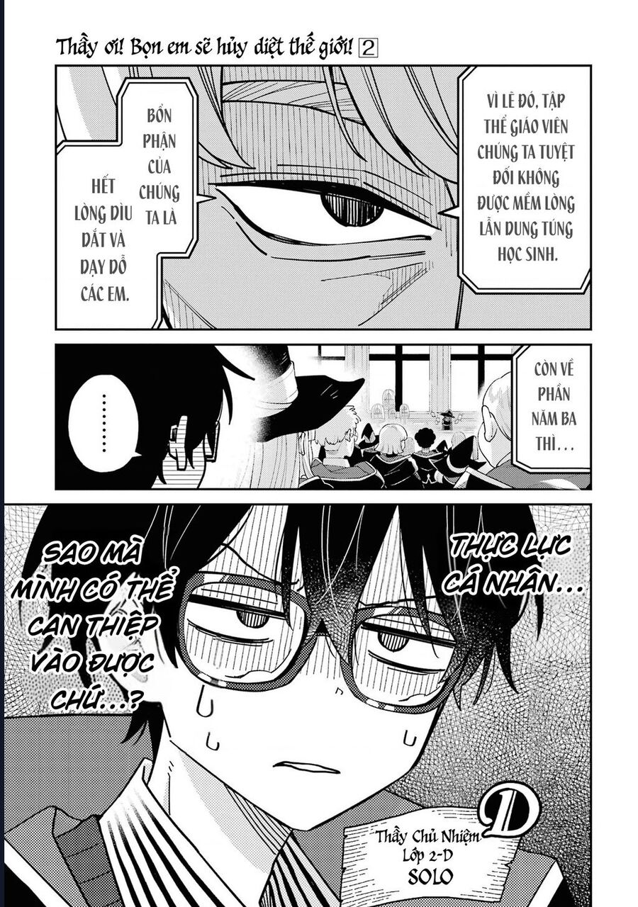 Thầy Ơi! Bọn Em Sẽ Hủy Diệt Thế Giới Chương 8 Ảnh 4