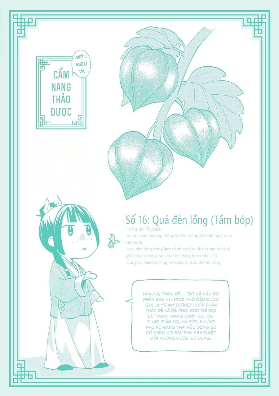 Kusuriya No Hitorigoto ~Maomao No Koukyuu Nazotoki Techou~ Chương 65.5 Ảnh 12