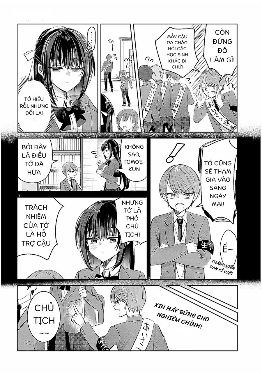 Kotowarenai Kaichou Wa Tomoe-Kun Ni Dake Shite Agetai Chương 1 Ảnh 8