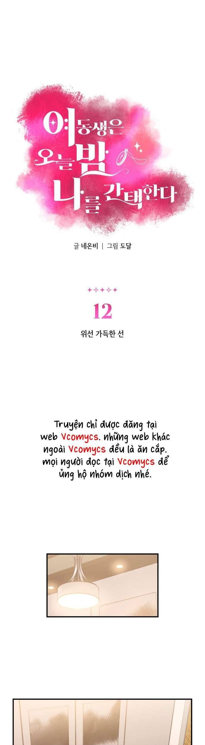 Tối Nay Tôi Là Người Được Cô Ấy Chọn Chương 12 Ảnh 3